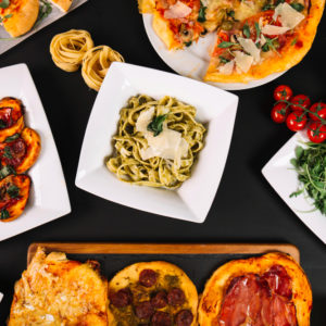 verduras pizzas cerca pasta.jpg