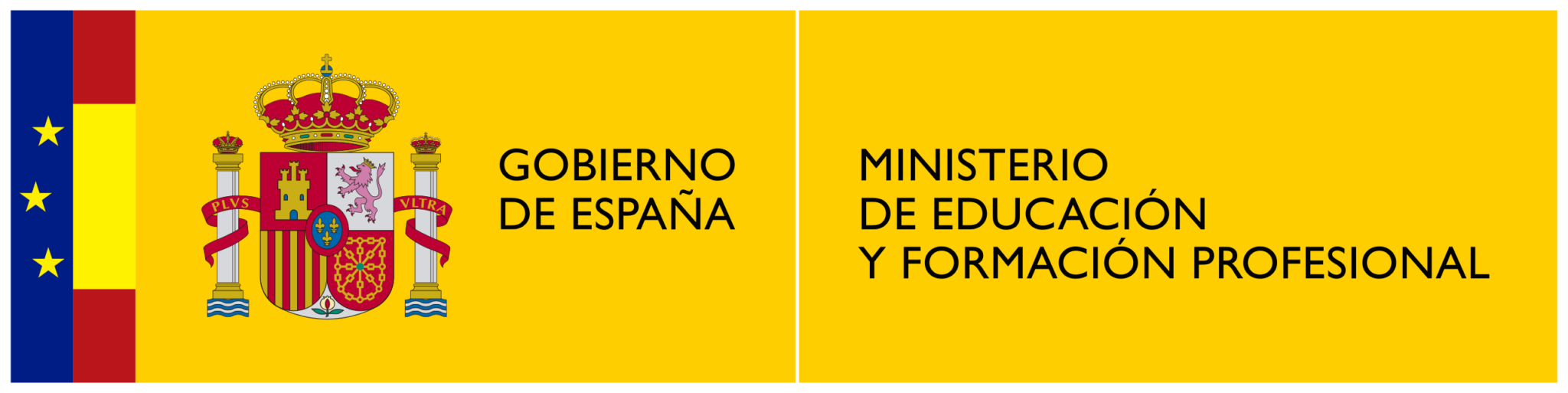 LOGO MINISTERIO DE EDUCACION Y FORMACION PROFESIONAL 2048x513